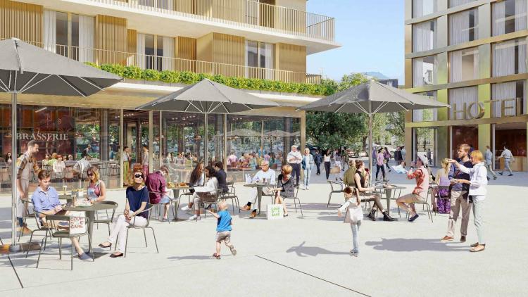 OPPORTUNITÉ - Arcade neuve de 142 m2 à louer dans le quartier Cour de Gare
