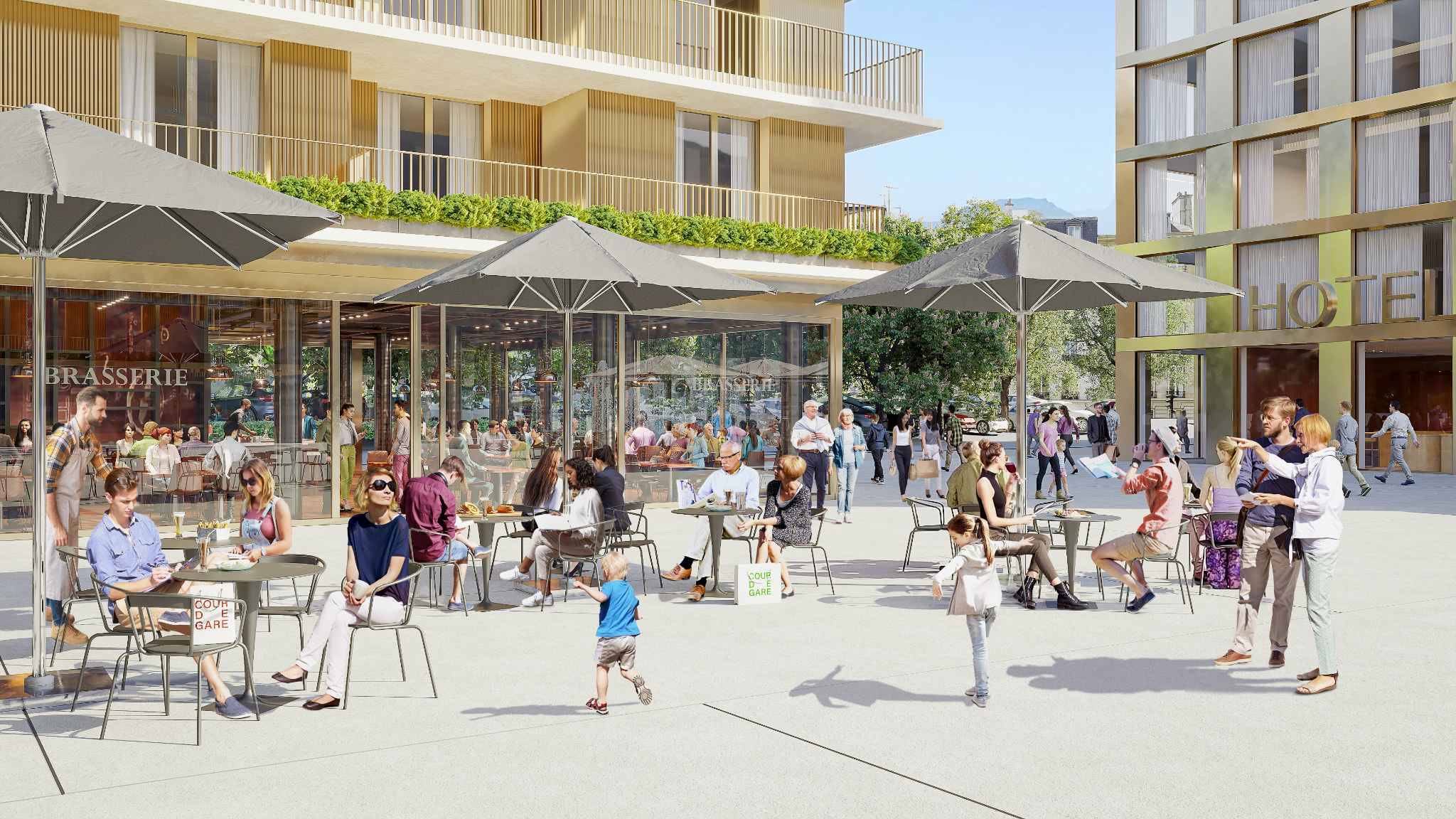 OPPORTUNITÉ - Arcade neuve de 75 m2 à louer dans le quartier Cour de Gare